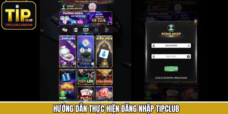 Quy trình đăng nhập TipClub nhanh chóng với 4 bước đơn giản