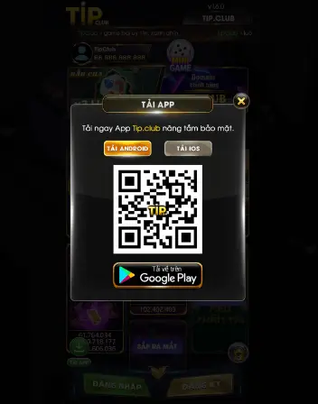 Quét mã QR để tải app TipClub cho Android
