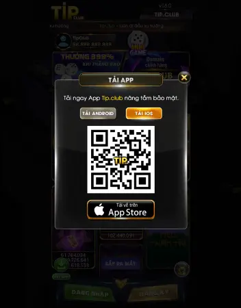 Quét mã QR để tải app TipClub cho iOS